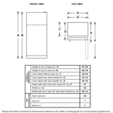 Hotpoint(R) 17.5 Cu. Ft. Recessed Handle Top-Freezer Refrigerator - (HPS18BTNRWW)