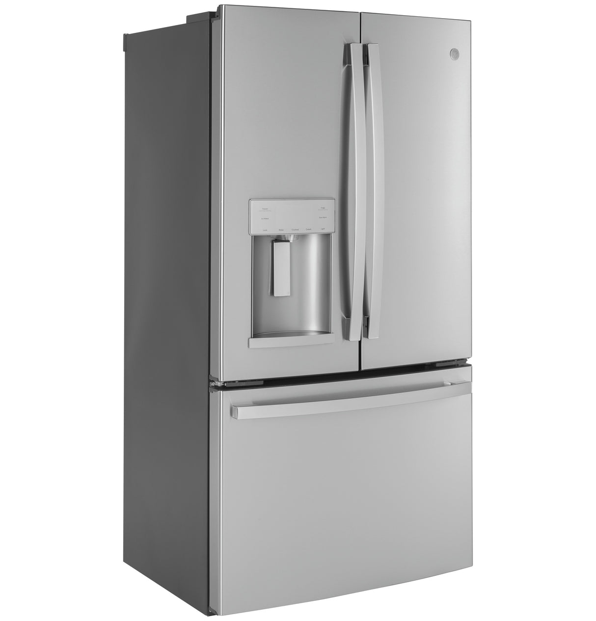 GE(R) ENERGY STAR(R) 22.1 Cu. Ft. Counter-Depth Fingerprint Resistant French-Door Refrigerator - (GYE22GYNFS)