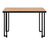 Roman - Industrial Desk - Black / Natural