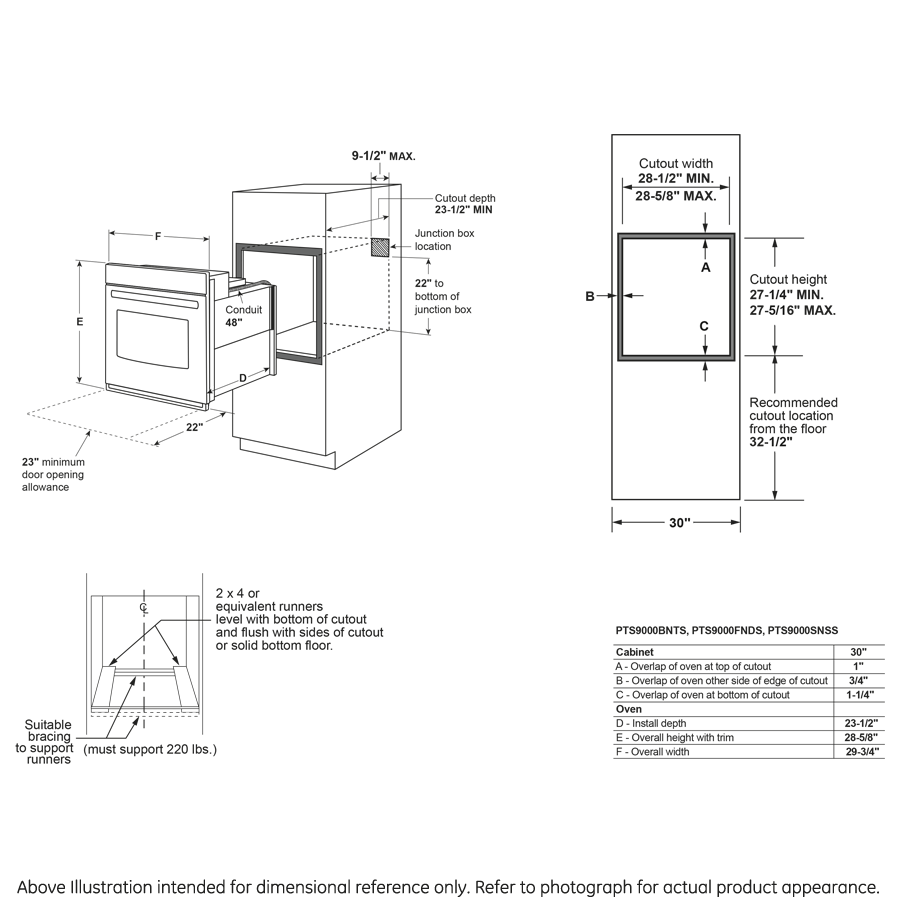 GE Profile(TM) 30" Smart Built-In Convection Single Wall Oven with In-Oven Camera and No Preheat Air Fry - (PTS9000BNTS)