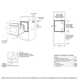 GE Profile(TM) 30" Smart Built-In Convection Single Wall Oven with In-Oven Camera and No Preheat Air Fry - (PTS9000BNTS)