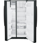 GE(R) 23.0 Cu. Ft. Side-By-Side Refrigerator - (GSS23GGPBB)