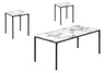 Table Set, Coffee, End, Contemporary, Modern (Set of 3)