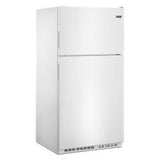 33" Wide Top Freezer Refrigerator With PowerCold Feature - 21 Cubic Feet - White