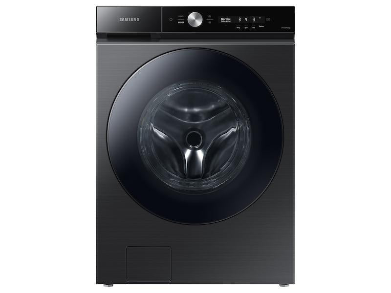 Bespoke 5.3 cu. ft. Ultra Capacity Front Load Washer with Super Speed Wash and AI Smart Dial in Brushed Black - (WF53BB8700AVUS)