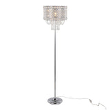 Droplets - 60" Metal Floor Lamp - Gray