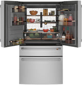 Caf(eback)(TM) ENERGY STAR(R) 22.3 Cu. Ft. Smart Counter-Depth 4-Door French-Door Refrigerator - (CXE22DP2PS1)