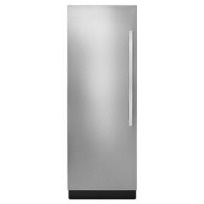 30" Built-In Column Freezer With Noir Panel Kit, Left Swing