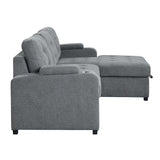 Kabira - Sectional Sofa - Gray Fabric