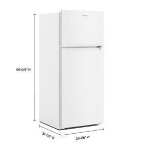 Top Freezer Refrigerator - 164 Cubic Feet - White