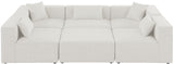 Cube - Modular Sectional 6 Piece - Cream - Modern & Contemporary