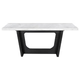 Osborne - Marble Top Dining Table - Rustic Espresso