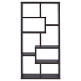 Theo - 10-Shelf Geometric Bookcase