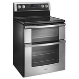 6.7 Cubic Feet Electric Double Oven Range With True Convection