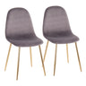 Pebble - Contemporary Modern Design Chair (Set of 2)