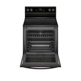 6.4 Cubic Feet Smart Freestanding Electric Range With Frozen Bake Technology - Black Stainless Steel