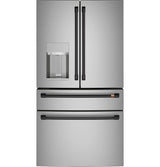 Caf(eback)(TM) ENERGY STAR(R) 22.3 Cu. Ft. Smart Counter-Depth 4-Door French-Door Refrigerator - (CXE22DP2PS1)