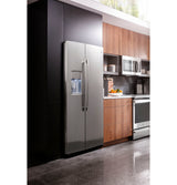 GE Profile(TM) Series 21.9 Cu. Ft. Counter-Depth Side-By-Side Refrigerator - (PZS22MYKFS)