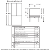 GE(R) ENERGY STAR(R) 20.8 Cu. Ft. French-Door Refrigerator - (GNE21FYKFS)