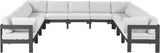 Nizuc - Outdoor Patio Modular Sectional 11 Piece - White