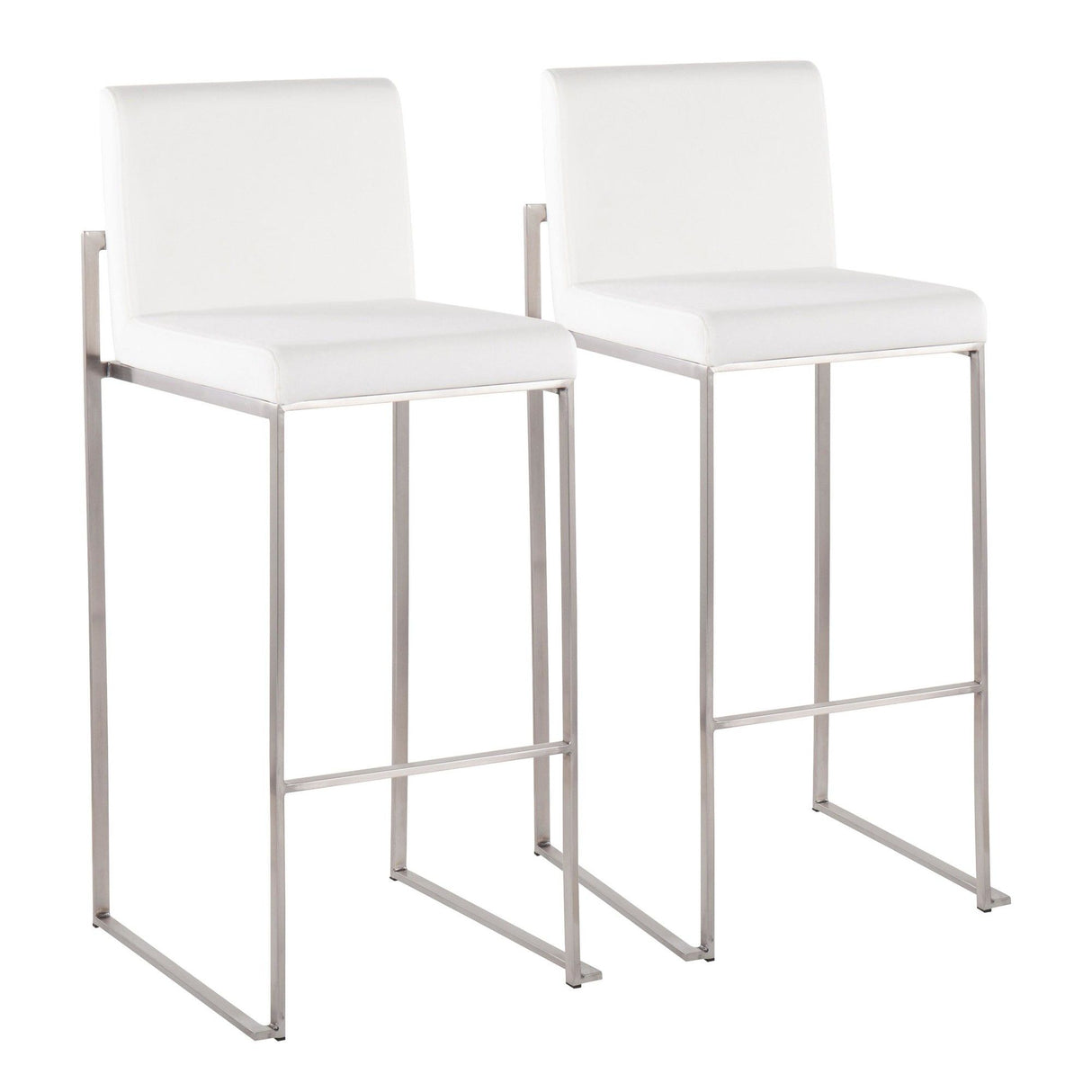 Fuji - High Back Upholstered Barstool Set