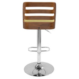 Trevi - Mid Century Modern Adjustable Barstool With Swivel