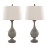 Cipolla Poly - 29" Polyresin Table Lamp (Set of 2) - Natural