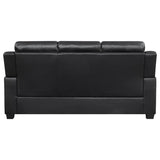 Finley - Upholstered Padded Arm Tufted Sofa Set