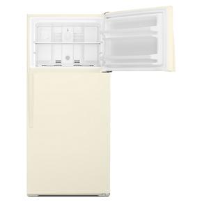 28" Wide Top Freezer Refrigerator - 14 Cubic Feet - Beige