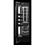 18" Built-In Column Freezer With Noir Panel Kit, Left Swing