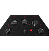 GE(R) 36" Built-In Knob Control Electric Cooktop - (JEP5036DTBB)