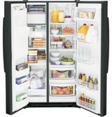 GE(R) 25.3 Cu. Ft. Side-By-Side Refrigerator - (GSS25GGPBB)