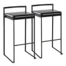 Fuji - Stackable Barstool - Black Metal