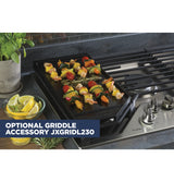 GE Profile(TM) 30" Built-In Gas Cooktop with 5 Burners and an Optional Extra-Large Cast Iron Griddle - (PGP7030SLSS)