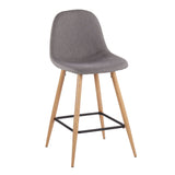 Pebble - Mid Century / Modern Counter Stool (Set of 2)