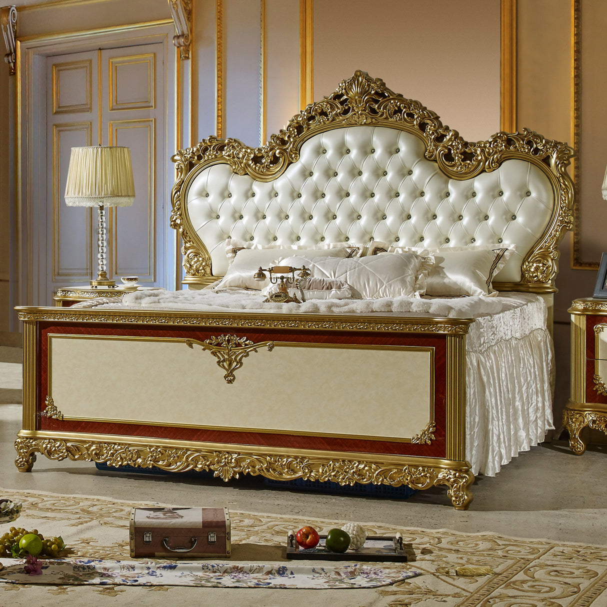 HD-5138 - Eastern King Bed - Beige