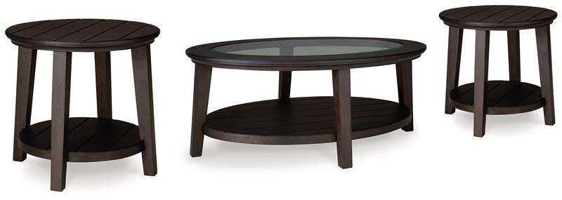 Coffee Table With 2 End Tables - (PKG015851)