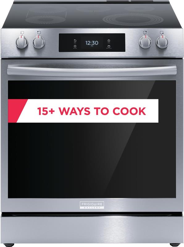 30" Front Control Electric Range with Total Convection - (GCFE3060B)