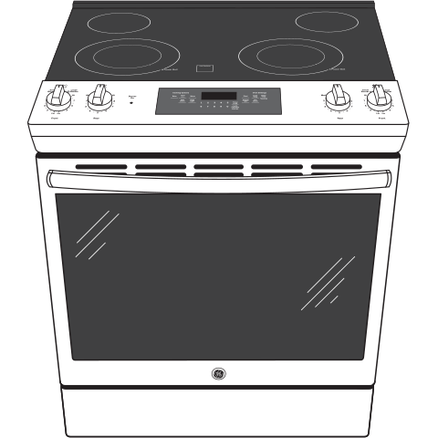 GE(R) 30" Slide-In Electric Range - (JS645ELES)