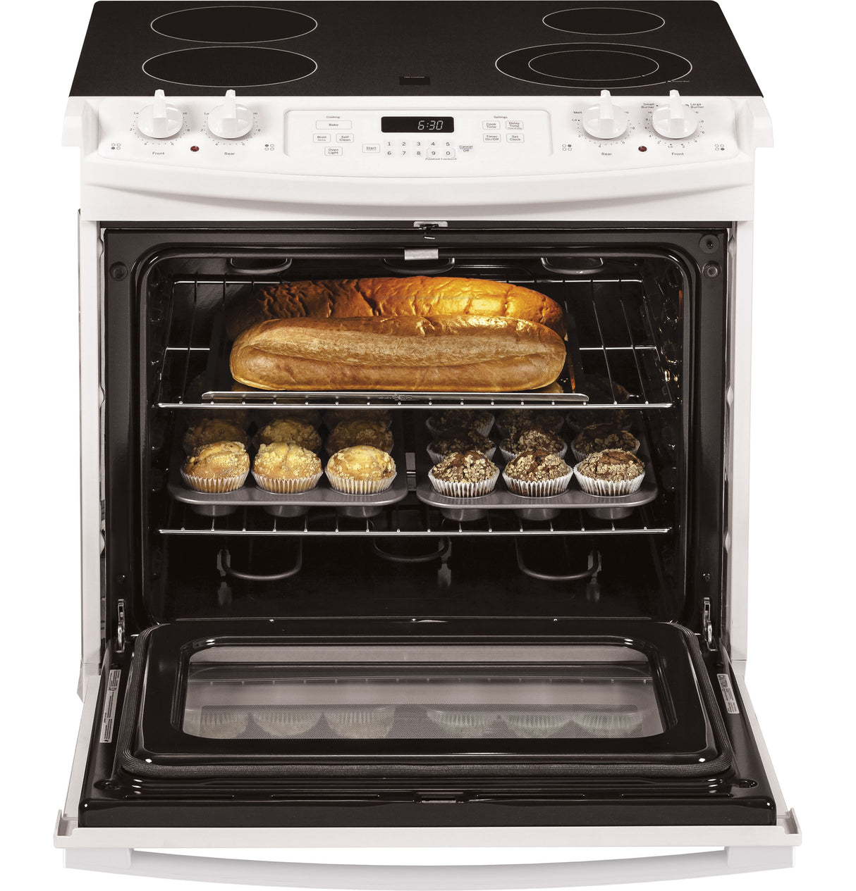 GE(R) 30" Drop-In Electric Range - (JD630DTWW)