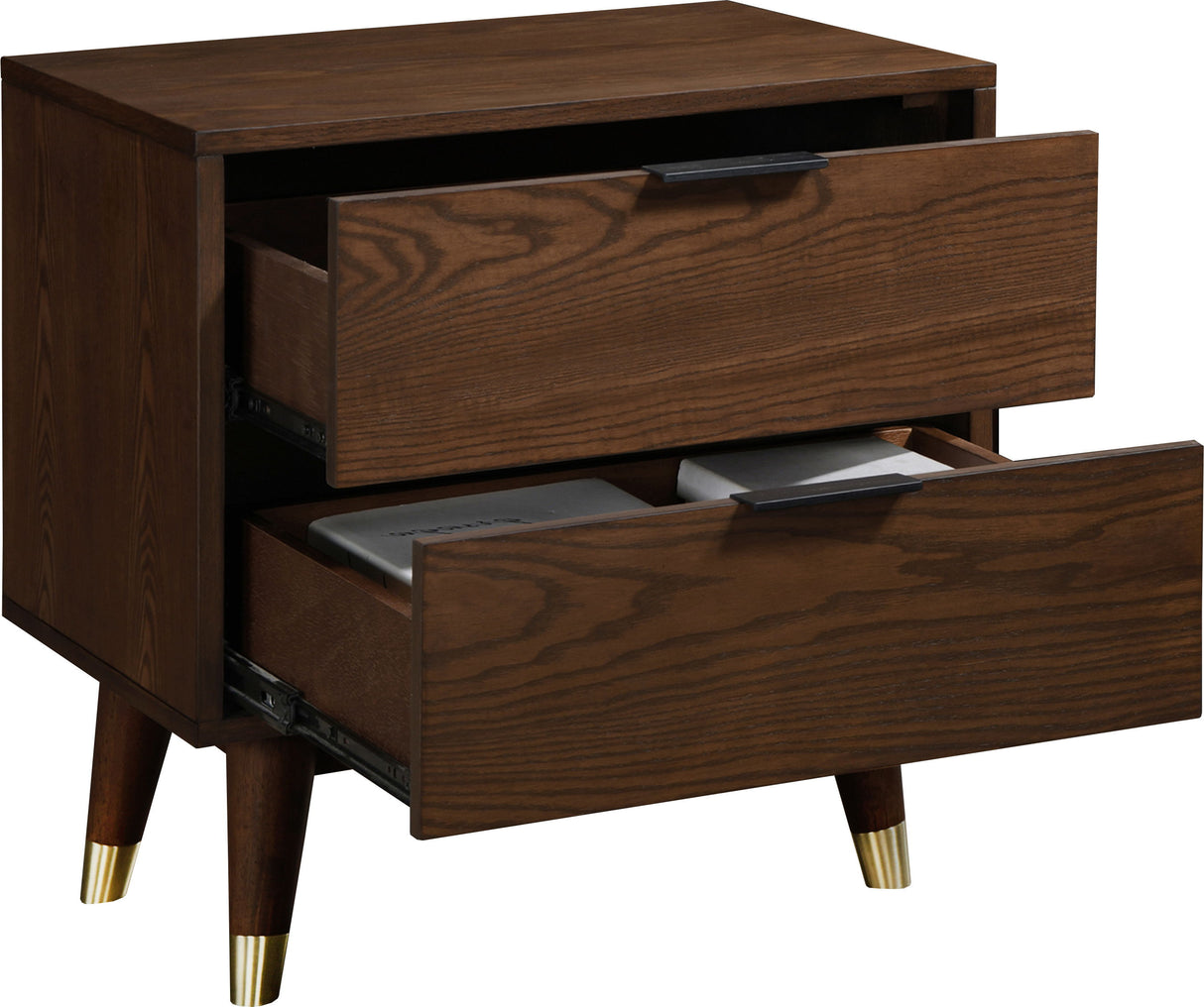 Vance - Night Stand - Walnut