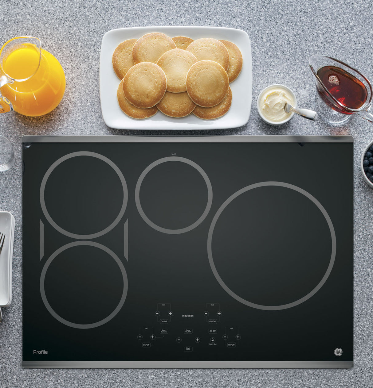 GE Profile(TM) 30" Built-In Touch Control Induction Cooktop - (PHP9030SJSS)