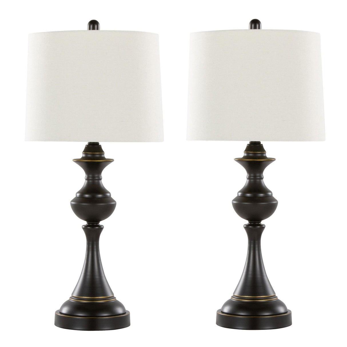 Montgomery - 29" Metal Table Lamp With USB (Set of 2)