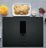 GE Profile(TM) 30" Downdraft Electric Cooktop - (PP9830DRBB)