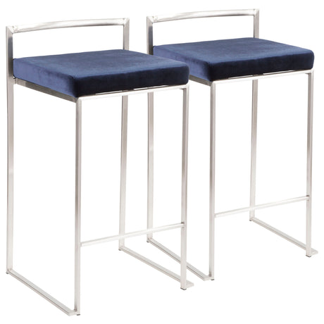 Fuji - Contemporary Elegant Stackable Counter Stool Set