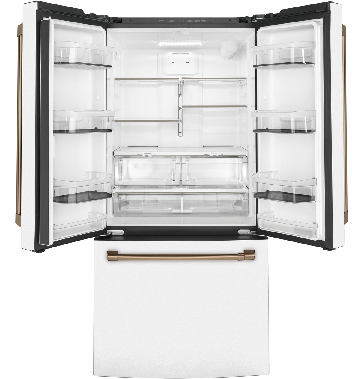 Caf(eback)(TM) ENERGY STAR(R) 18.6 Cu. Ft. Counter-Depth French-Door Refrigerator - (CWE19SP4NW2)