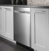 GE(R) ENERGY STAR(R) Fingerprint Resistant Top Control with Stainless Steel Interior Dishwasher with Sanitize Cycle & Dry Boost with Fan Assist - (GDP665SYNFS)