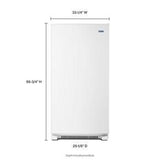 20 Cubic Feet Frost Free Upright Freezer With LED Lighting