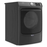 Front Load Gas Dryer With Extra Power And Quick Dry cycle - 7.3 Cubic Feet - Volcano Black