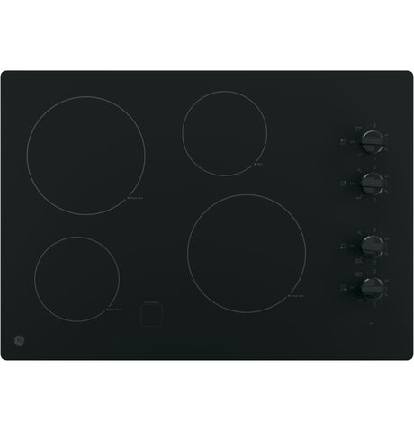 GE(R) 30" Built-In Knob Control Electric Cooktop - (JP3030DJBB)